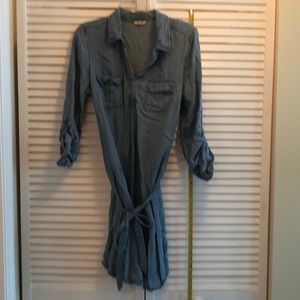 Jean shirt dress